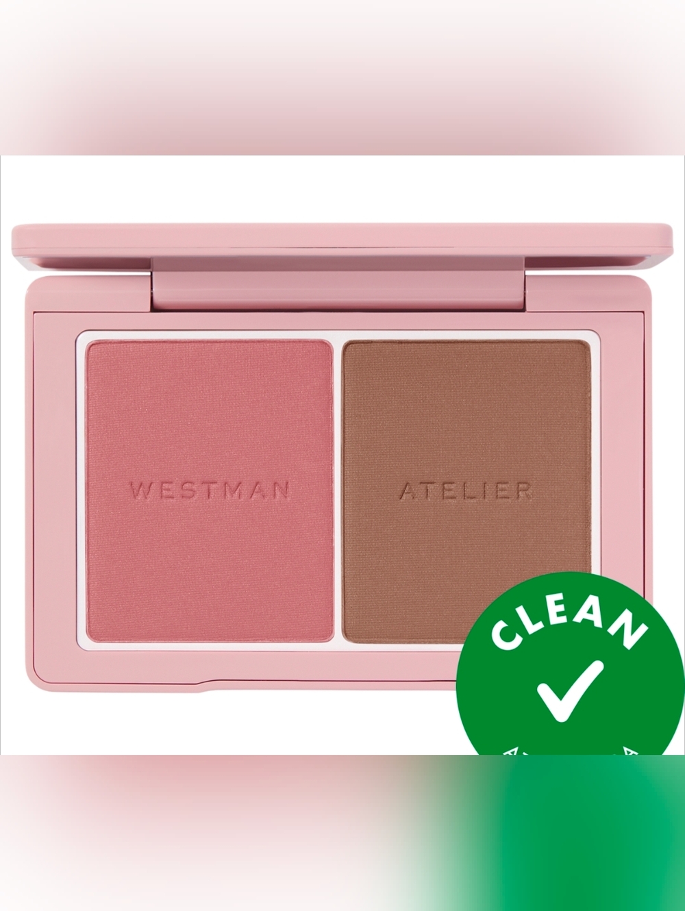 Westman Atelier Baby Cheeks Sculpting Powder Duo in Biscuit & Petal